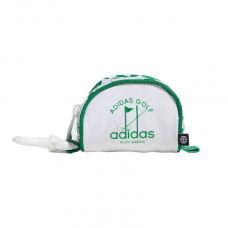 Adidas 2入置球包+掛鉤(白/綠印花)#5794