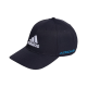 Adidas經典側繍LOGO高爾夫球帽(深藍/淺藍) #HA5970