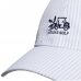 Adidas時尚透氣帽(白底淺藍細條)#5770