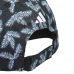 Adidas LA Sunset運動帽(黑/藍白葉印花)#2638