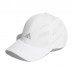 Adidas Metal輕量透氣運動帽(白/銀logo)#2456