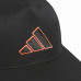 Adidas US Big Logo運動帽(黑/亮桔邊框)#KG1840 Adidas US Big Logo運動帽(黑/亮桔邊框)#KG1840