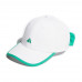 Adidas女時尚透氣帽(白/綠蝴蝶結)#8869