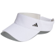 Adidas女時尚空心帽(白/左側銀logo)#6566