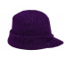 Kasco 時尚保暖有帽沿毛線帽(黑)#1830