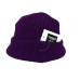 Kasco 時尚保暖有帽沿毛線帽(紫)#18309