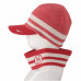 Mizuno專利發熱保暖針織運動帽(紅白)#50564