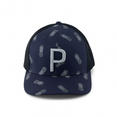 Puma鳳梨圖Golf帽(深藍)#02442803