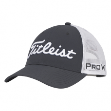 Titleist Tour運動帽(灰/後白網)#2
