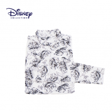 Disney女內搭涼感長袖衫-米妮玫瑰花-白色(二色)