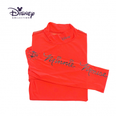 Disney女內搭涼感長袖衫-袖側米妮-紅色(三色)