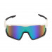GoPlayer大框太陽眼鏡(白框鍍水銀)#50017