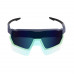 GoPlayer大框太陽眼鏡(藍綠框鍍綠片)#50019