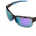 GoPlayer半框太陽眼鏡(黑框鍍紫片)#50021