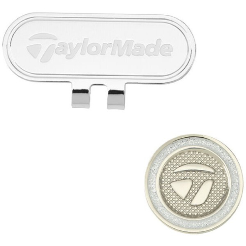 TaylorMade長方底座帽夾組(銀.鑽邊)#M2459901