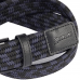 Srixon彈性編織皮帶(黑.藍)#042