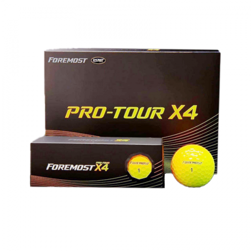 Foremost X4 漸層四層球(黃)#PRO-TOUR X4