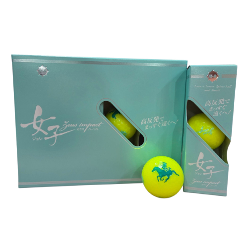 Kasco Zeus高反發Lady三層球/馬年(黃)#25H4