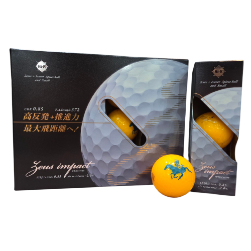 Kasco Zeus高反發三層球/馬年(桔)#25H7