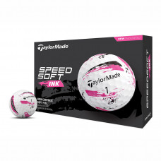 TaylorMade Speed Soft INK兩層球(亮桃)#3