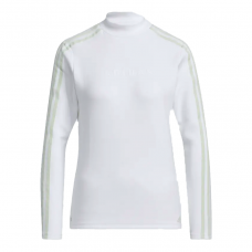 Adidas女長袖半高領套頭上衣(白)#HG8280