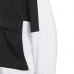 Adidas少年半襟長袖帽T(黑/白)#HA7930