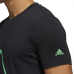 Adidas高爾夫球圖圓領短袖上衣(黑)#GU5155