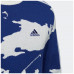 Adidas Performance 男毛衣長袖圓領衫(寶藍/白印花)#GU8741