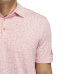Adidas桔線格抽象印花polo衫(白)#HA9170