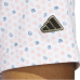 Adidas短袖上衣(白底桔.藍印花)#1120