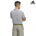 Adidas短袖上衣(白底黑線圖)#4494