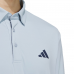 Adidas長袖Polo上衣(淺藍)#0930