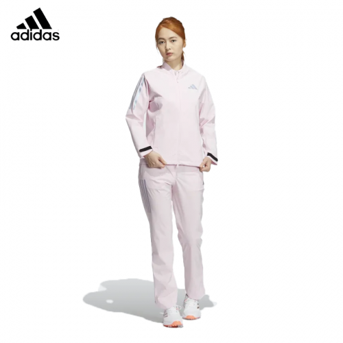 Adidas女雨衣+雨褲(粉)#1417