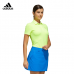 Adidas golf CLIMALITE 女款短袖Polo衫(螢光黃) #FM0152