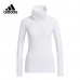 Adidas女款長袖防曬面罩內搭衣(白)#HT0024