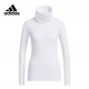 Adidas女款長袖防曬面罩內搭衣(白)#HT0024