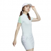 Adidas新款夏季女仕運動短袖POLO衫(淺綠)#GV1168