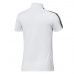 Adidas 女仕圓立領三條紋肩線短袖POLO衫(白)#HA0221