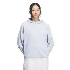 Adidas女防曬透氣連帽外套(淺藍)#KB4753