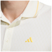 Adidas Polo衫(淺黃底白線印花)#6646