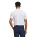 Adidas男短袖Polo衫(白底小菱形印花)#KG9099 Adidas男短袖Polo衫(白底小菱形印花)#KG9099