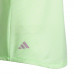 Adidas女青少年無袖上衣(白綠細橫條)#9701