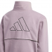 Adidas青少年半開襟長袖棉上衣(淺紫)#3248