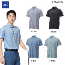 Mizuno男短袖三角圖印花Polo衫#C004