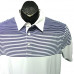 Srixon Polo衫(白/上半部藍橫紋)#220411