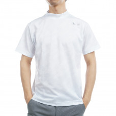 Srixon時尚小圓立領上衣(白.銀點)#031
