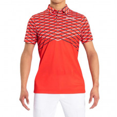 Srixon Polo衫吸排防UV(紅/上身白.黑斜條)#233