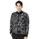 Srixon保暖時尚針織外套(黑底白紋)#032
