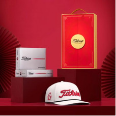 Titleist PRO V1X 2026 馬年禮盒(V1X球2打+白帽*1) Titleist PRO V1X 2026 馬年禮盒(V1X球2打+白帽*1)