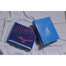 Ｍizuno 運動毛巾禮盒 (藍/紅)